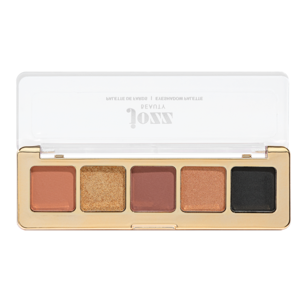 Adoptez la *Palette Lace* mini format, avec ses tons bruns, nude et noir intense. Pratique et compacte, elle offre un look complet en quelques minutes grâce à ses teintes mates et irisées.