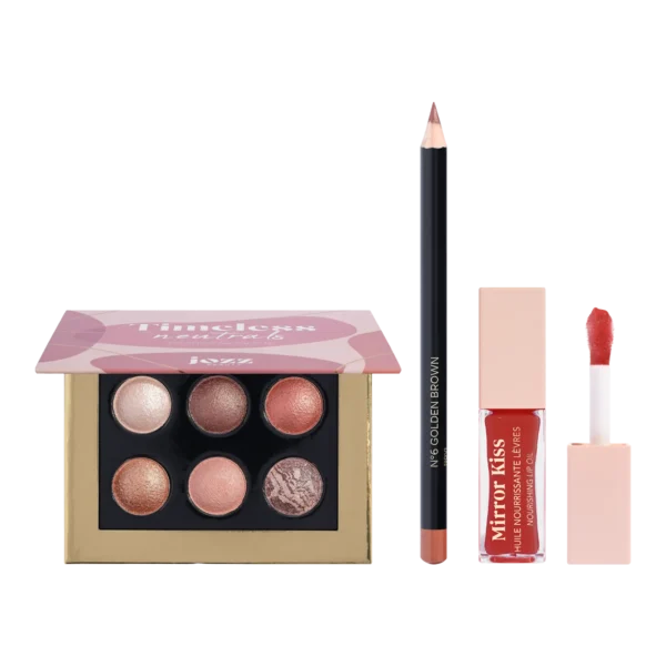 Offrez l’élégance intemporelle avec le Timeless Neutrals Essentials Set. Ce coffret réunit trois essentiels Jozz Beauty dans un format parfait à glisser sous le sapin — ou à offrir (ou s’offrir) toute l’année !