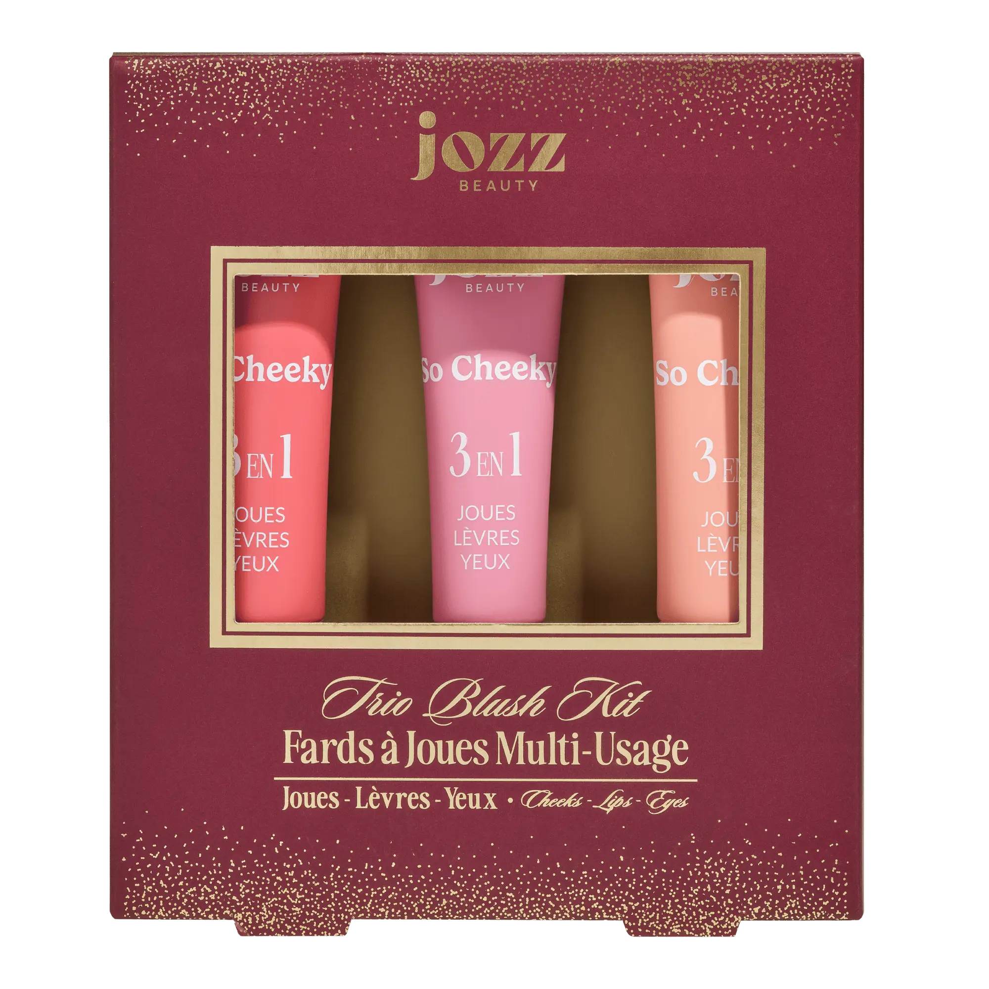 La touche bonne mine qui fait tout le look ! Le Coffret Trio Blush Kit réunit 3 teintes lumineuses et modulables à appliquer aussi bien sur les joues, les lèvres que les paupières. Une texture douce, fondante, facile à estomper au doigt comme au pinceau, pour un effet frais ou plus intense selon vos envies.