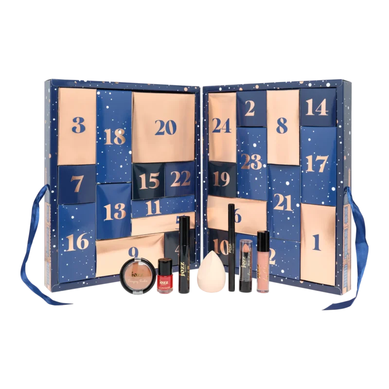 Le compte à rebours est lancé ! Découvrez les 24 belles suprises beauté qui se cachent derrière les cases de ce Calendrier 100% maquillage. Des palettes de fards à paupières aux gloss : libérez un peu de magie à chaque ouverture avant le Jour-J ! Saurez-vous être patient(e) ?