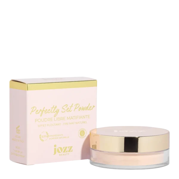 Découvrez la Perfectly Set Powder, l'étape finale de votre routine makeup pour un teint mat et parfaitement fixé. Cette poudre libre matifiante est la solution idéale pour prolonger la tenue de votre maquillage sans alourdir le visage.