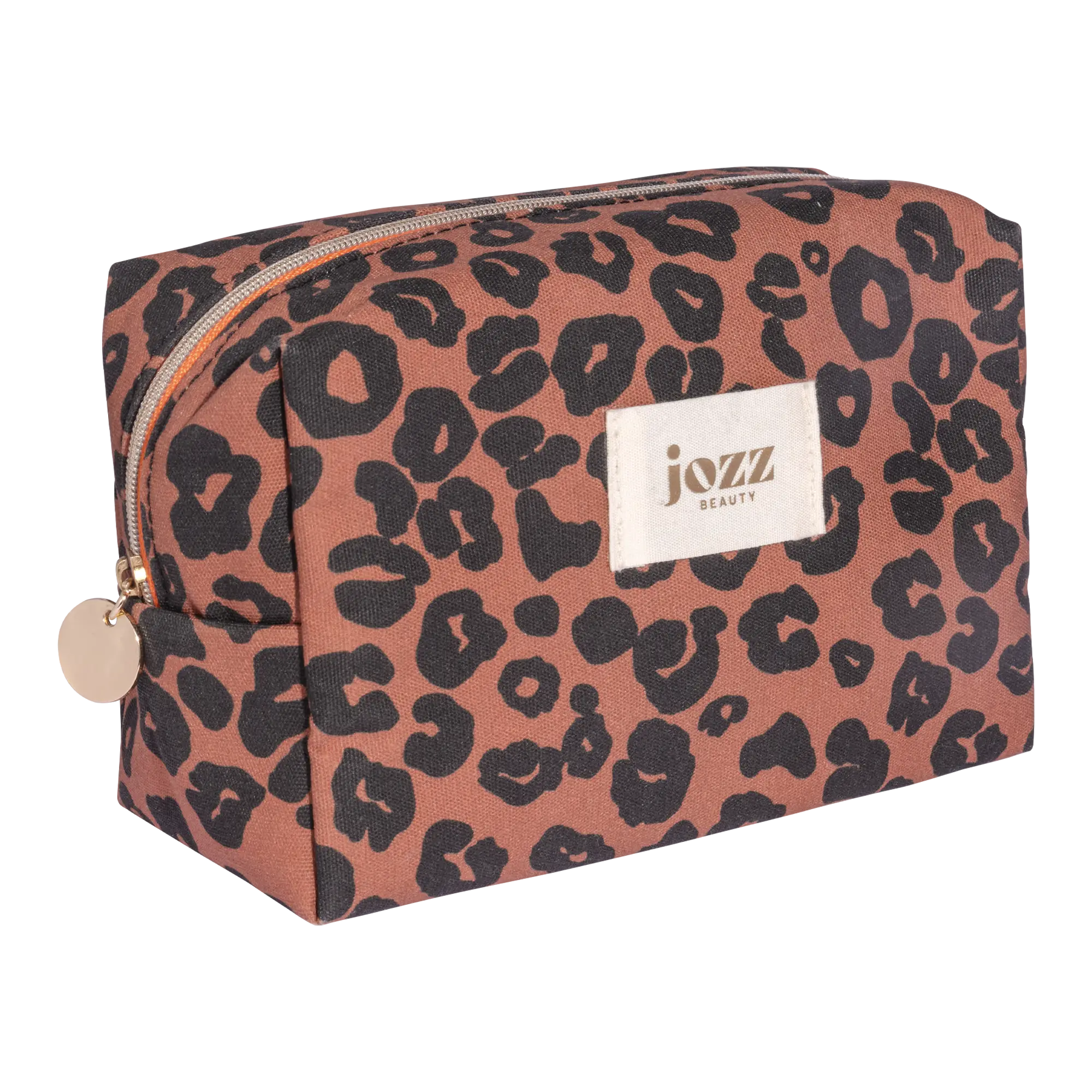 Adoptez la trousse de maquillage Savana au motif léopard indémodable, véritable signature de la collection Earthly Paradise.