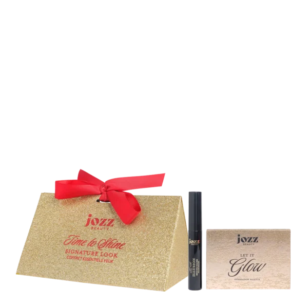 Coffret Signature Look doré avec mascara et palette de six fards à paupières JOZZ Beauty
